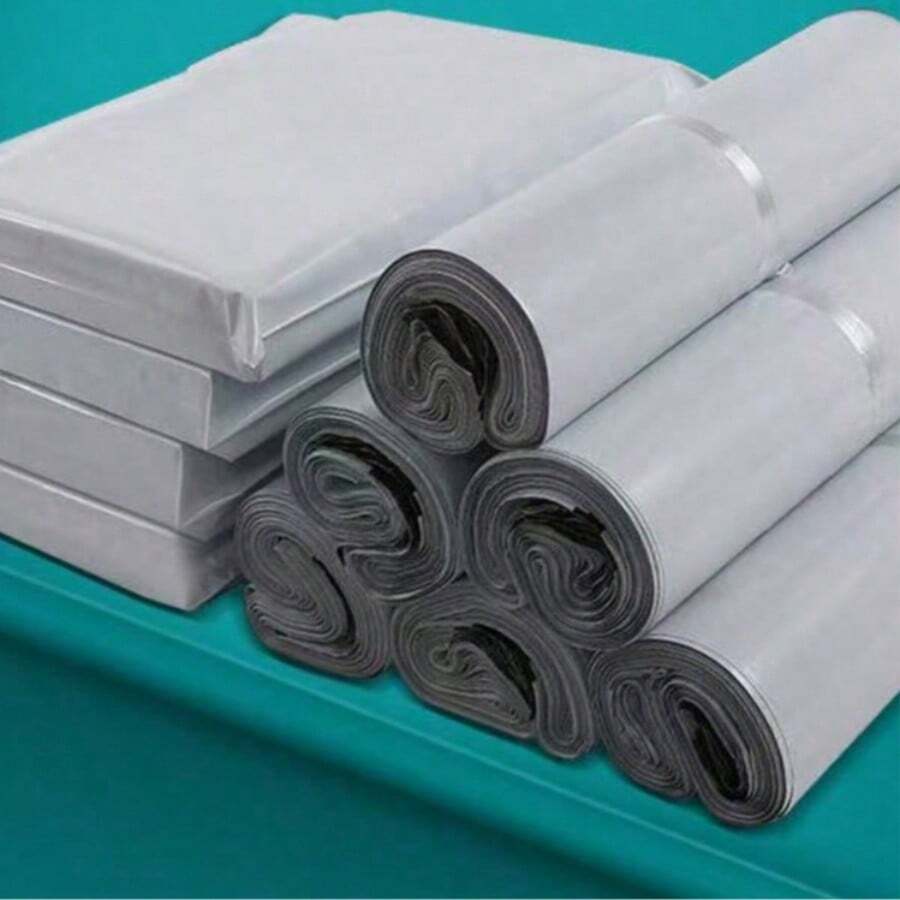 100 chiếc/50 chiếc/30 chiếc/20 chiếc Túi đóng gói vận chuyển nhanh dày dặn, túi đóng gói hậu cần, túi đóng gói quần áo chuyển phát nhanh - Hình chữ nhật - Xem 1