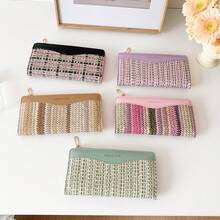 INS Minimalist Fashion Men's Wallet, Folding Coin Purse, Multi-Function Large Capacity Wallet,Fathers Day Gifts - Multicolor - View 4