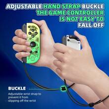 BT 5.2 RGB Joypad Joy Controller For NS Switch/Lite/Oled L/R Dual Gamepads Joystick With Vibration 6Axis 500mah - 查看 5