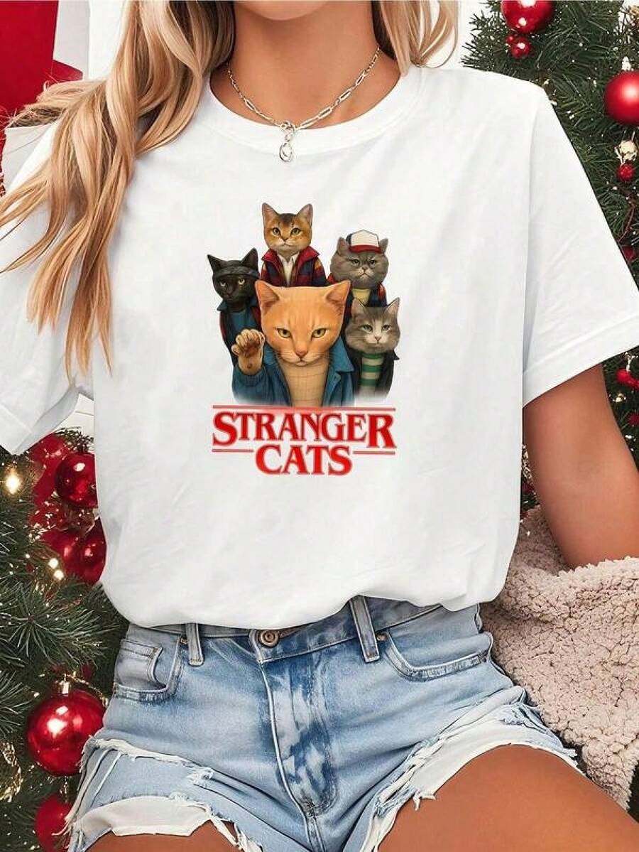 2026 Nueva Camiseta Blanca para Hombre y Mujer para el Día Mundial del Medio Ambiente, Camiseta con licencia de STRANGER THINGSZ SeasonZ Z5 Kyles and Lamberts, Regalos para las Fiestas, Camisetas Modernas, Camisetas para Fiestas, Ropa Urbana, Selección de Primavera Verano, Ropa para Niñas, Conjuntos para Niños, Conjuntos Familiares a Juego, Conjuntos a Juego para Mamá e Hija, Regalos para Niñas, Camisetas para Mujer, Tallas S-XXXL, Camiseta para Niñas Adolescentes, Ropa para Niños, Ropa para Niños Adolescentes, Ropa para Niñas Pequeñas, Regalo Perfecto para el Último Día de Clases y el Día de la Bandera Haitiana, Día del Padre, Conjuntos a Juego para Padres e Hijos. - Blanco - Ver 1