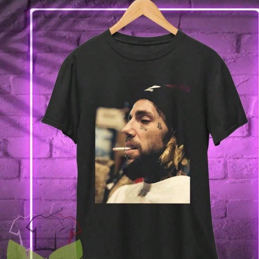 Local -60 S Uicideboys Scrim Portrait T-Shirt_ 90s Retro Rap Hip Hop Music Merch Shirt Sweatshirts Hoodie - màu đen - Xem 1