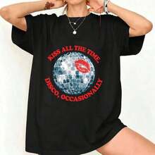 Women T-Shirts - Black - View 6