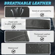 Car Headrest Cover Wear-Resistant Leatherette Car Seat Pillow Protector Skin-Friendly Anti-Scratch Protection Cover Car Headrest Storage Bag - Multicolor - View 7