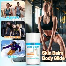 HJPHJP Body Glide 防磨損棒，足部防水泡膏，水泡預防棒，含乳木果油與椰子油，長效皮膚滑動保護，適用於跑步、騎行、徒步、健身，防止大腿內側、腋下及胸部刺激 - 40G - Body Glide - 查看 2