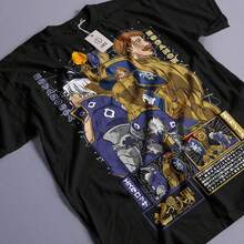 UniS1ex Escanor TShirt, The Seven Deadly Sins T Shirt, Nanatsu no Taizai, Anime Shirt, Anime TShirt.JPG - Negro - Ver 1