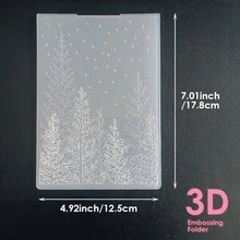 2D压纹文件袋，卷叶英文文字菱形和圆形压纹文件袋，DIY剪贴簿卡片背景纹理板 - 大2D - 查看 35