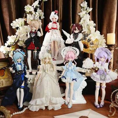  心动瞬间 BJD 可动人偶 Paradox World 盲盒娃娃，可换装动漫手办，送给娃娃爱好者的完美礼物。BJD 盲盒 / 可动人偶 / 动漫娃娃