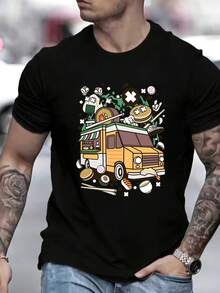 Dam-T-shirts - Svart - Visa 1