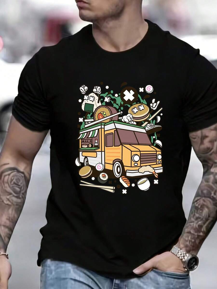 Dam-T-shirts - Svart - Visa 1