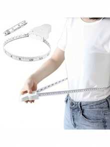 Thước dây mềm 150cm/60 inch, dụng cụ đo cơ thể, thước may, thước đo thợ may hệ mét, dụng cụ đo kích thước cơ thể - A - Xem 9