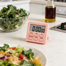Macaron Color Electronic Timer, Multi-Color Options, Learning & Cooking Timer With Large Display, Magnetic & Stand Design, Silent Operation - A - View 11