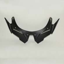 2022-2024 Kawasaki ZX25R/ZX4R 運動摩托車前擋風玻璃翼飾裝套件，耐刮 ABS 材質，提升運動車型外觀 - 十三號鳥嘴 - 查看 11