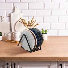 Triangle Cutting Board Rack Black Metal Cutting Board Holder Pot Lid Storage Rack Suitable For Cabinet Countertop - View 10