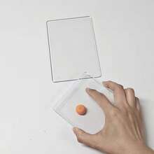 1 cái dụng cụ cán đất sét acrylic trong suốt, dụng cụ làm gốm, hình tròn 10x10cm và 10x15cm, bền chắc, tạo hình mịn màng, thích hợp cho việc làm gốm sứ bằng đất sét polymer. - Bàn chà tự chế - Xem 4