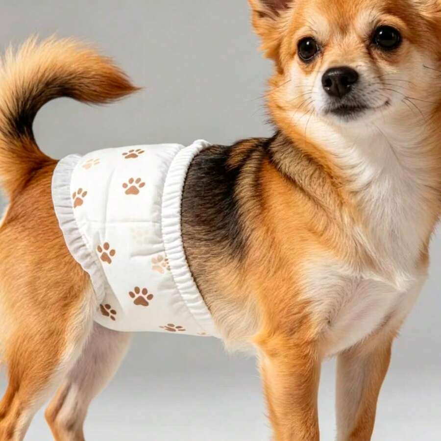 10pcs Disposable Pet Diapers, Breathable, Super Absorbent, Leak-Proof, Suitable For Small And Medium Dogs, Cats And Pets In Heat - Baby Boy M - View 1