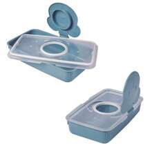 Bear-Shaped Baby Wet Wipe Holder With Rubber Seal, Baby Bag, Nursery Design - Plasútil - 焦糖熊 - 查看 3