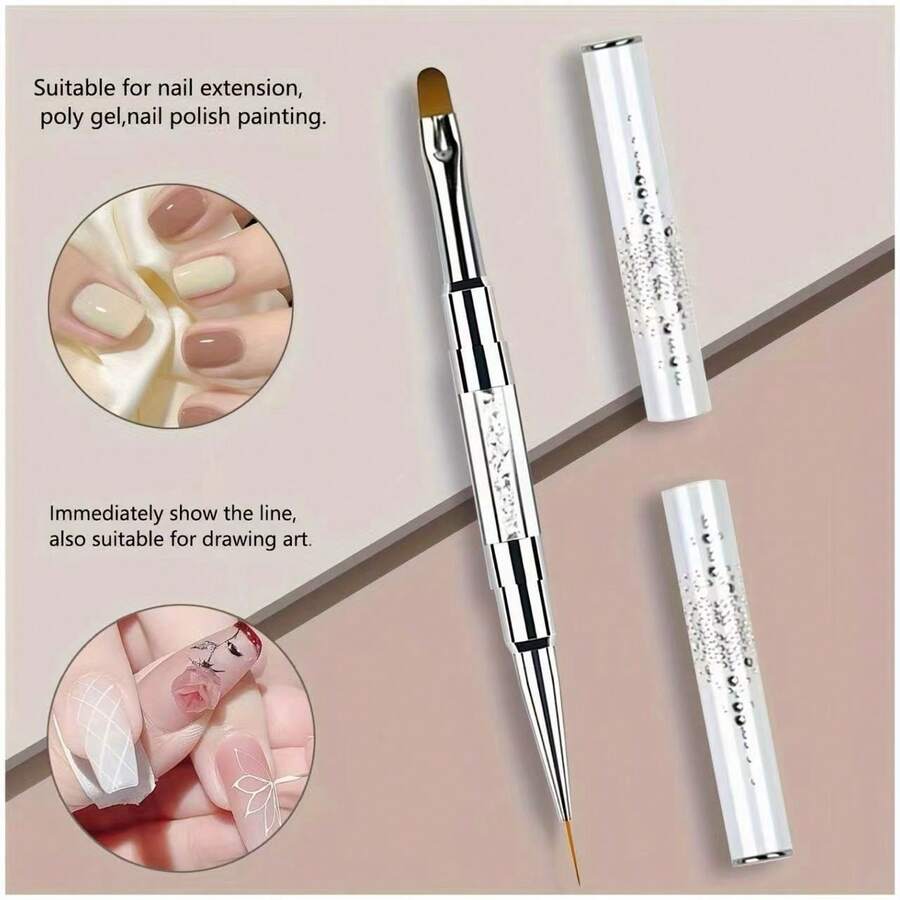 Bút hai đầu dùng để trộn keo và khắc - trắng - Xem 1