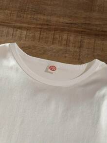 Camiseta de manga corta informal para mujer, ideal para la comodidad casual en primavera y verano, con estampado de letras de arándanos estilo caricatura, versátil y linda. - Albaricoque - Ver 3