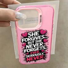 Funda para teléfono: 1 funda para teléfono con diseño de corazón roto, compatible con Apple  11/12/13/14/15/16E/17 Pro Max/Plus/Air. Funda Antigolpes para Teléfono con Protección de Cámara, Estilo Moderno y Femenino, Elegante y Exquisita, Puedes Regalártela a Ti Mismo - Rosa - Ver 2