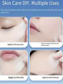 Gói 1/2 (100/200 miếng) Mặt nạ mắt siêu mỏng dùng một lần, miếng bông trang điểm dạng ướt - Nhiều màu - Xem 6