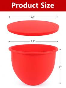 Almohadilla de silicona para batidora de pie con cabezal inclinable de 5 cuartos, accesorios y aditamentos para batir y cocinar, reemplazo para el bol de mezcla, forro antideslizante para el bol de mezcla para hornear y cocinar, apto para lavavajillas, congelador, adecuado para la cocina, hornear en Año Nuevo - Multicolor - Ver 5