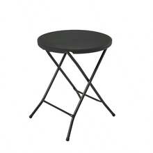 Special Offer For Festivals 24 Inch Round Folding Bisro Able, Black - màu đen - Xem 2