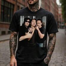 Local -79 T He Walking Dead Glenn Rick Daryl Shirt Walking Dead Rick Grimes Shirt Show Walking Dead Bike Carl Grimes Shir - màu đen - Xem 1