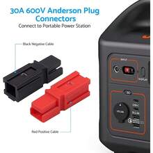 NEW 20x ANDERSON POWERPOLE RED And BLACK 30 AMP PLUGS+ 20 MARINE QUALITY CONNECTOR - Star - View 8