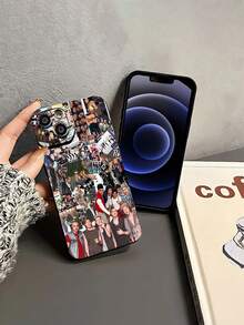 Los miembros del collage de  son vibrantes.funda de teléfono Fundas compatibles con ,Apple,VIVO,OPPO,,, y Honor.Fabricadas en silicona TPU,ofrecen protección contra golpes y caídas. - Negro - Ver 4