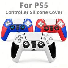 Capa de Pele para Controle P5, 1 Capa Protetora de Controle + 2 Capas Personalizadas para Polegar - Visão 3