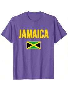 Jamaican Flag Jamaica T-Shirt - Black - View 9