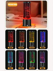 1pc Colorful LED Realistic Volcano Eruption Night Light, USB Powered Desktop Decor Volcano Lamp, Christmas Living Room Bedroom Office Home Decor Table Lamp - Multicolor - View 4