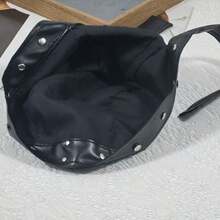 New Vintage PU Leather Bag, Headscarf Hat, Skull Rivet Leather Cover, Strap Hat, Outdoor Sports Accessory Hat - PU Cap - View 10