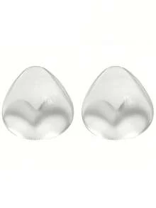 1 Cặp miếng độn ngực silicon, miếng độn nâng ngực vô hình, miếng độn mềm mại có thể tái sử dụng cho áo ngực và bikini dành cho nữ - Nhiều màu - Xem 14