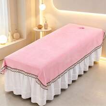 Soft Crystal Textured Massage Mattress, 200 Cm X 120 Cm With Holes, Washable For Use In Beauty Salons And Spa Beds, Suitable For Massage, Eyelash Care And Facial Treatments. - Multicolor - View 7