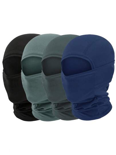 1/2pcs Unisex Outdoor Sports Sun Protection Face Mask, Balaclava Hat, Suitable For Daily Outings, Hiking, Climbing And Other Activities