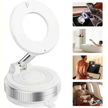 Giá đỡ điện thoại từ tính mới cho ô tô, giá đỡ từ tính xoay 360°, giá đỡ điện thoại bằng hợp kim nhôm hút chân không. - Giá đỡ điện thoại từ tính cho ô tô, màu trắng - Xem 8