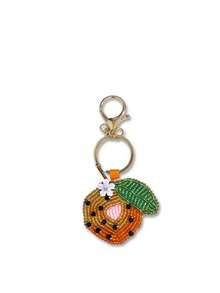 Fruit Summer Beach Vacation Style Bag Charm, Fashionable Cute Versatile Rhinestone Bag Pendant - Multicolor - View 13