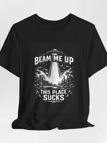 Women T-Shirts - Black - View 1