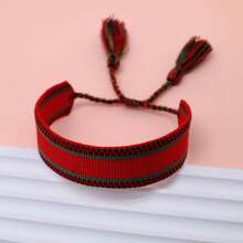 1pc World Cup Country Letter Creative Fan Bracelet - Red - View 3