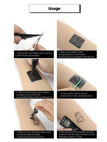 Pâte de tatouage au henné | Conçue pour les tatouages temporaires | Formule semi-permanente et imperméable | Longue durée et résistante à la décoloration | Facile à utiliser avec des pochoirs | Convient aux débutants | Idéal pour la peinture corporelle et les tatouages artistiques | Couleur riche | Créez des tatouages temporaires uniques, esthétiques - Multicolore - Voir 8