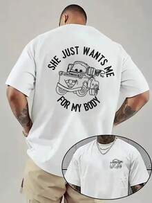 2026 Explosions Fashion Men's Short Sleeve Disney Authorized The Joint Name Of The Trailer In "Car Story". "Mater" Printing Has A High Sense Of Softness And Comfort. Men's Leisure Sports T-Shirt Niche Design Has A Jacket Inside, And It Advocates Dating Parties And Commuting To Wear Holiday Gifts. The Elastic Fabric Is Dry And Not Pilling, And It Is Not Easy To Fade. - White - View 1