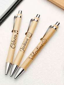 Pulpen Tinta Tulisan Tangan Kustom yang Dipersonalisasi, Pulpen Tinta Tradisional yang Diukir dengan Nama - Logo atau Pesan - Hadiah Kreatif yang Cantik, Dekorasi Ruangan Multifungsi, Dekorasi Natal yang Dipersonalisasi, Hadiah Ideal untuk Wanita/Pria, Keluarga, Teman, Anak-anak, Pelajar, dan Perlengkapan Perjalanan - MultiWarna - View 7