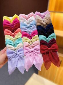 8/16pcs Random Color Hair Clips, Sweet Style Girls Hair Accessories, Suitable For Daily Use, Gifts For Others, Gifts For Girls, Casual Wear, Outings, All Occasions, Party Favors, Things Girls Like, Girls Hair Clips, Girls Accessories, Holiday Essentials, Girls Stuff, Girls Cute Trinkets, Y2k Accessories - Multicolor - View 4