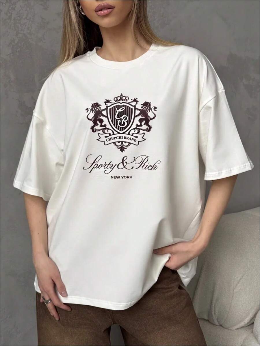 Top versátil de estilo americano, único y a la moda, con un diseño que estiliza la figura, cómodo para usar al aire libre, top de talla grande para mujer. - Negro - Ver 1