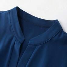 Women's Ombre Pleated Hem A-Line Dress, Waist Cinched Design, Elegant For Vacation, Commute, Valentine's Day, Date, French Chic Retro Versatile Party, Early Spring/Summer Sleeveless Blue & White New Mid-Length Dress - Multicolor - Ver 6