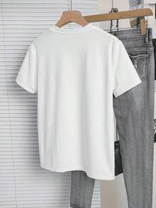 Women's Casual T-Shirt With Sunflower And Black Butterfly Print - Round Neck, Short Sleeve For Spring Summer, Machine Washable, Comfortable Vacation Clothes 1 Sexy Casual Sweet Party Elegant High Elasticity Beach Night Out Vacation Wedding Summer Heart Graphic - 白色 - 查看 7
