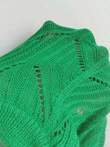Swim Vcay Shorts cover up con abertura de cintura con cordón - Verde - Ver 4