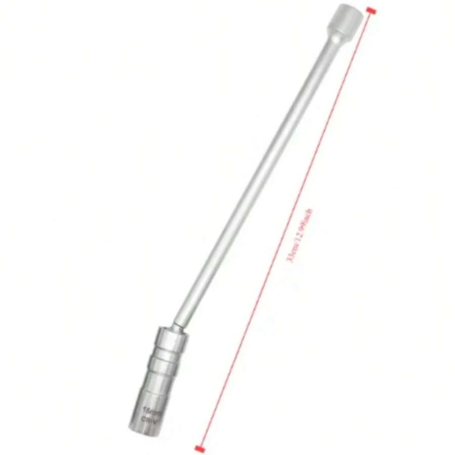 JUSTINLAU 14/16mm Ultra Thin Magnetic Spark Plug Wrench Extendable Wrench for Spark Plug Removal and Installation Car Repair Tool - A - Ver 1