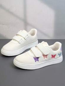 1 Pair Lace-Up Design Breathable Comfortable Flat Shoes, Suitable For Girls Back To School, Student Shoes For Spring & Autumn - Beige - View 6